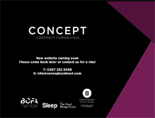 Tablet Screenshot of concepttextiles.com